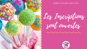 Inscriptions anglais